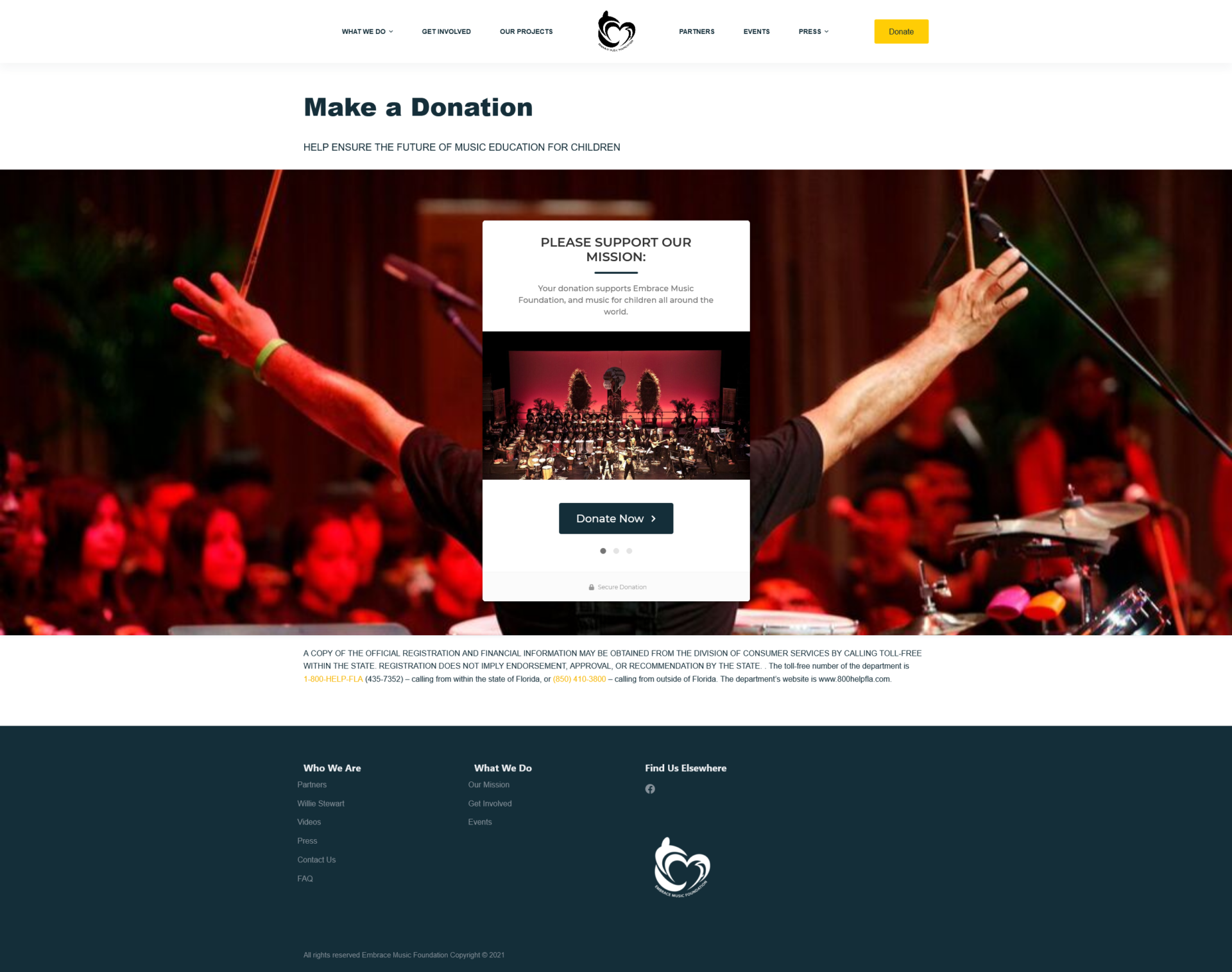 Make a Donation - Embrace Music Foundation
