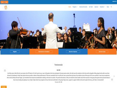South Florida Youth Symphony Redesign